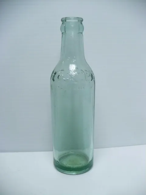 Moxie Glass Soda Bottle Vintage 7oz