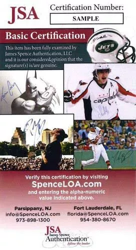 Kirk Douglas Actor Signed 3x5 Index Card JSA Authenticated 2