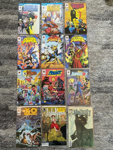 Archer & Armstrong 1 & 2 NM+; Secret Weapons 1 NM+ 12 comic lot mostly Valiant