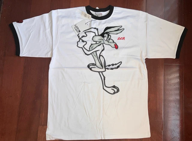 VINTAGE LOT29 LOONEY Tunes Wile E. Coyote Tee Cartoon Sz. XL NWT Hip