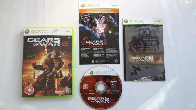 Gears Of War 2 & Flashback Map Pack 5 Extra Maps Xbox 360 Game