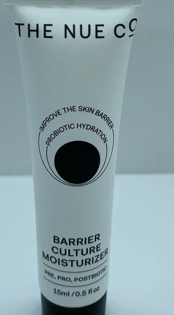 NEW The Nue Co Barrier Culture Moisturizer Travel Size 15ml/0.5oz SEALED AUtHNTC 3