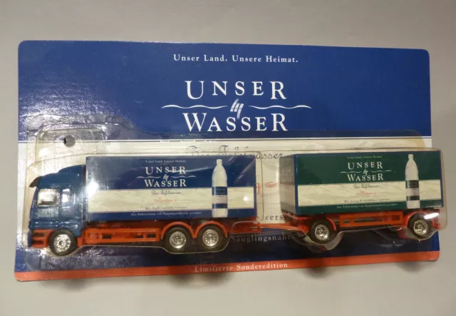 1:87 Werbe-Truck, Mercedes Actros, Unser Wasser