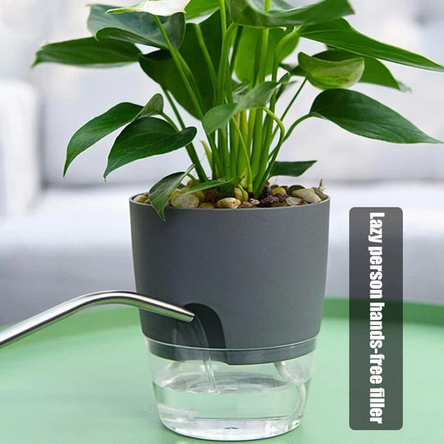 Plant Pot Self Watering Garden Planter Small Flowerpot African & Pots Z8A8
