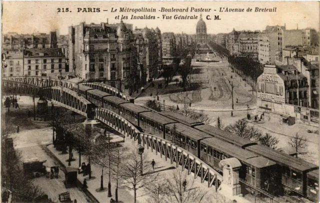 CPA PARIS 7e-Bd Pasteur-Avenue de Breteuil et les Invalides (327892)