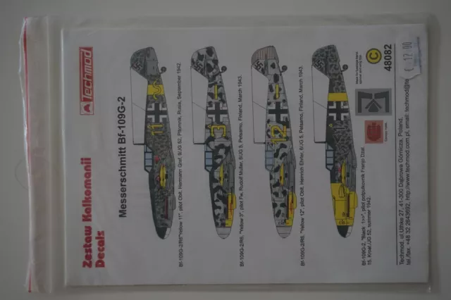 Techmod 48082 1/48 Messerschmitt BF109 G2