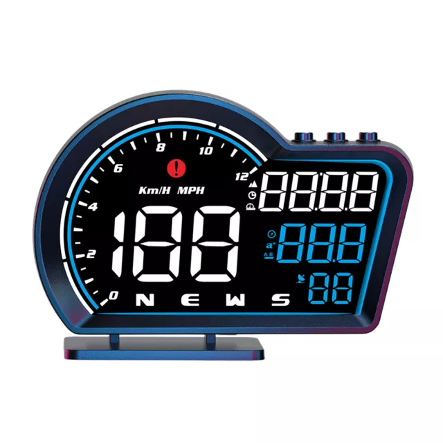 HD GPS Speed Detector Security Alarm Car GPS MPH Detector Auto Smart Speedometer 3