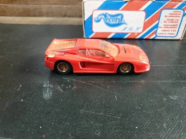 Modèle Réduit Porsche 934 1/43 Record Solido - Édition Limitée Bleue - En Boîte D'origine (Occasion)