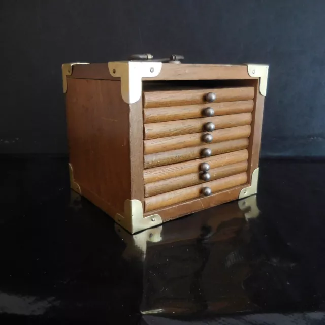 Coffret 8 dessous de verre fait main vintage art déco design XXe PN France N2825