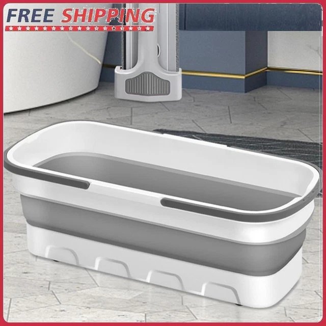 Foldable Laundry Barrel Foldable Mop Bucket Reusable for Washing Fishing Camping