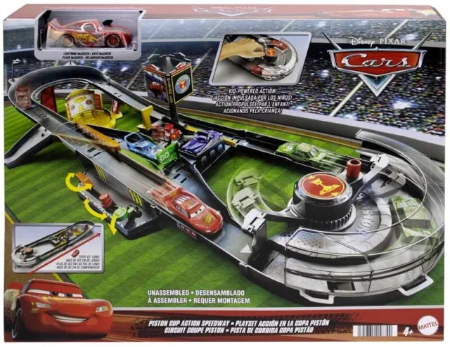Disney Cars Piston Cup Racing Playset Toy Mattel , Gift