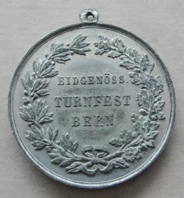Eidgenössisches Turnfest in Bern 1876 - Zinnmedaille