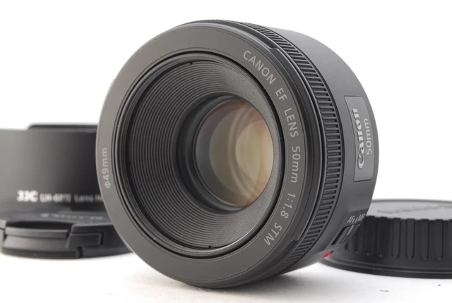 Canon Ef 50mm F/1.8 Stm Af Objectif Avec / Capuche De Japon (oku1308)