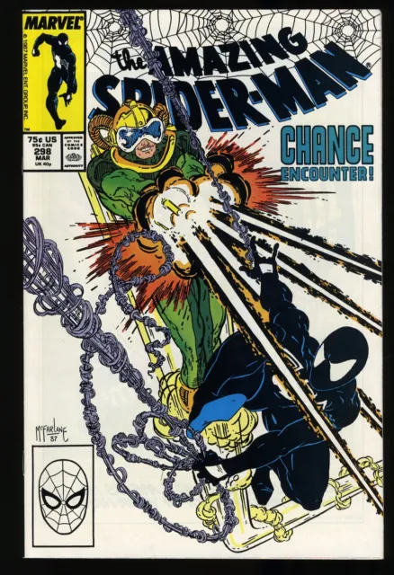 Amazing Spider-Man #298 NM- 9.2 1st McFarlane Art in Spider-Man! Marvel 1988