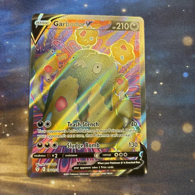 Garbodor V - 190/203 - Ultra Raro (arte Completo) - Espada Y Escudo