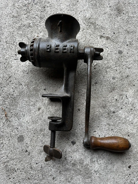 ANCIEN HACHOIR MANUEL de cuisine vieux métiers french antique tools EUR
