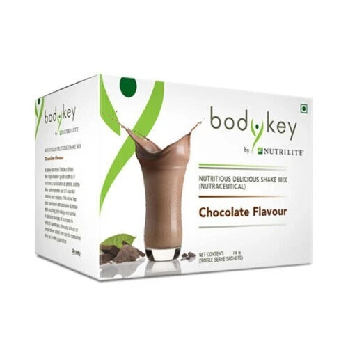 Nutrition Amway Bodykey Nutritivo Delicioso Sabor a Chocolate 14 Bolsas FS