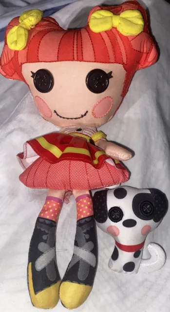 Lalaloopsy Plush Rag Cloth Doll Red Hair 10"