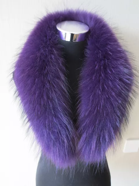 100% real raccoon fur collar / wrap / scarf jacket collar women collar 4color