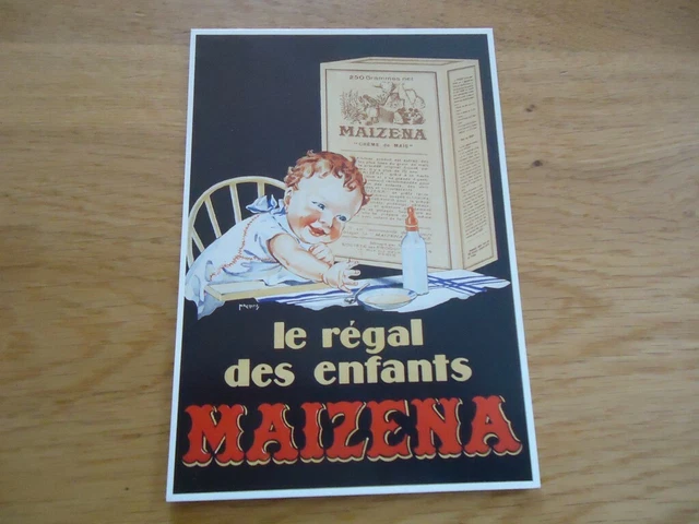 Plaque métal vintage Maïzena pour votre cuisine
