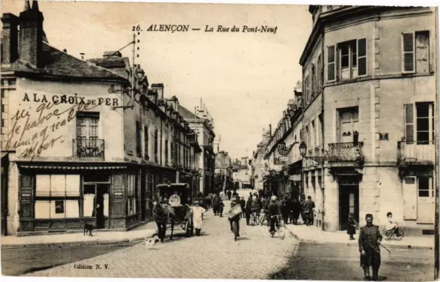 CPA Alencon (Orne) - Le rue du Pont Neuf (250090)