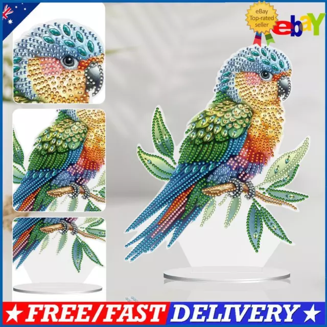 Parrot Diamond Painting Tabletop Ornaments Kit Special Shape for Adults Beginner