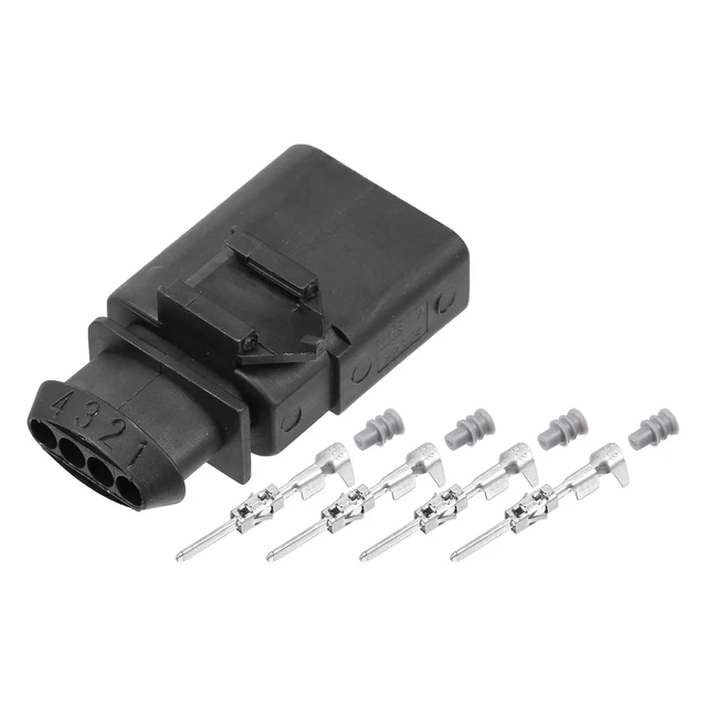 1 Set No.1K0973804 4 Pin Sigillato Maschio JPT Connettore per VW per Audi