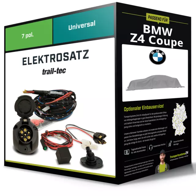 Elektrosatz 7-pol universell für BMW Z4 Coupe 01.2006-04.2009 NEU