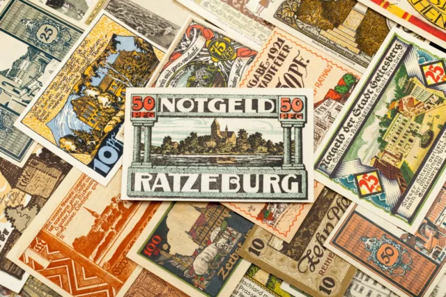 1920-1922 Deutschland Notgeld (Notfall Geld) 25pc - Scenes & Wahrzeichen Themen