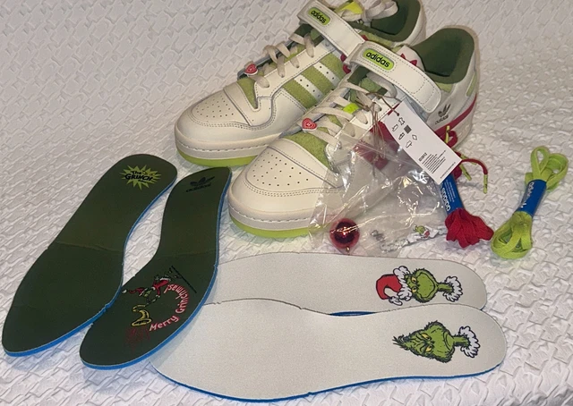 adidas gazelle silver green womens Adidas Originals Forum Low "The Grinch" Men's Shoes ID3512