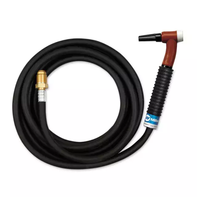 Miller Weldcraft A-200 Redhead TIG Torch Kit Flex 12.5' Rubber WP-R26F-12-R