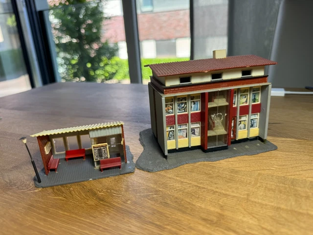 FALLER H0 211 Post mit Wartehalle und Paketabfertigung ***VINTAGE ...