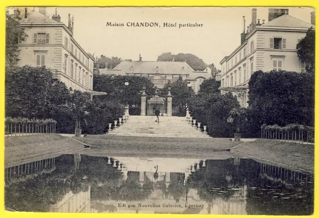 cpa RARE 51 - EPERNAY (Marne) MAISON CHANDON HOTEL Special Wine Champagne