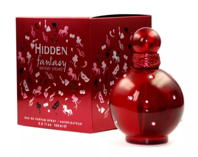 Britney Spears Hidden Fantasy 100Ml Eau De Parfum Spray Brand New & Sealed