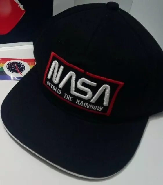 NASA ORIGINALE  Cappello NERO UOMO DONNA REGOLABILE  58 bambino BASEBALL