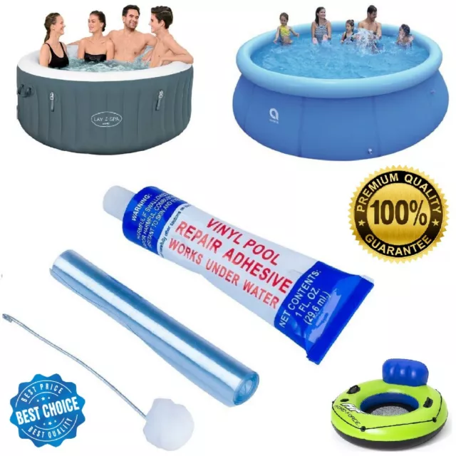 Lay-Z-Spa Vinyl Repair Kit for Hot Tubs, Inflatable Spas and Above
