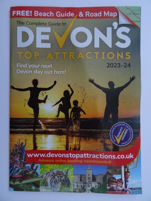 COMPLETE GUIDE DEVON'S Top Attractions 2023/24. BEACH GUIDE. MAP ...