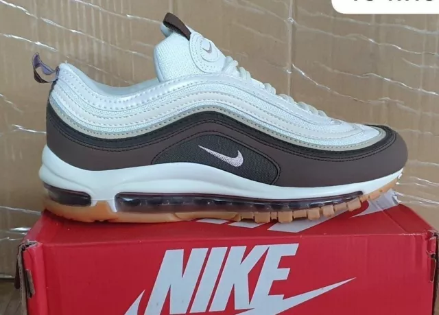 Nike Air Max 97 Marrone/Bianco Scarpe Uomo/Donna da Ginnastica