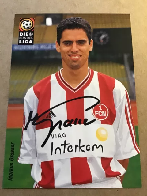 Markus Grasser, Germany 🇩🇪 1.FC Nürnberg 1998/99 hand signed