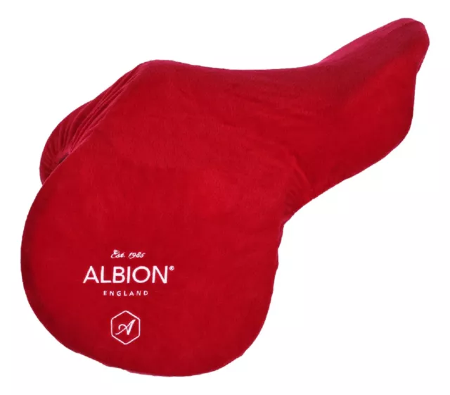 Albion Saddle GP Dressage Jumping Luxury Fleece Saddle Cover Embroidered Logo