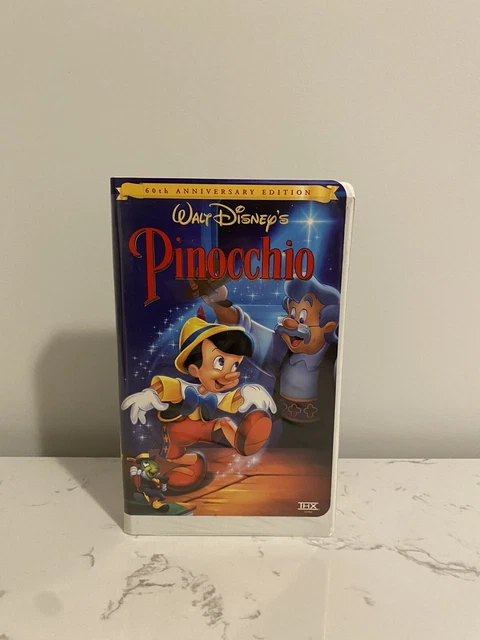 Walt Disney's Pinocchio VHS 1999 60th Anniversary Edition 