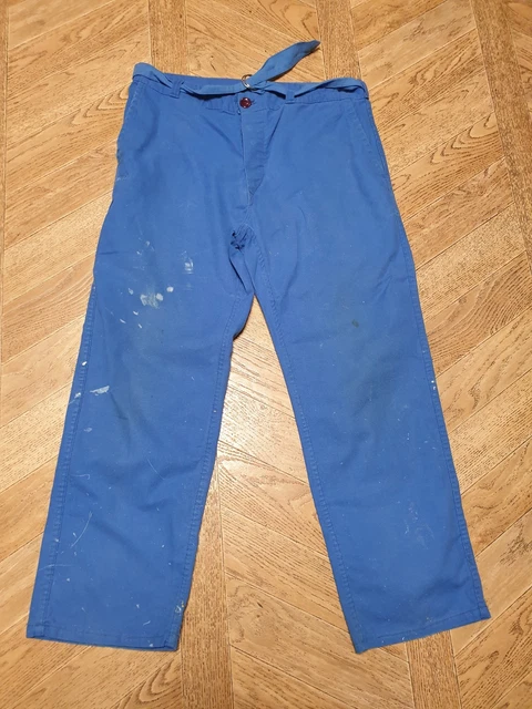 Pantalon vintage de travail, bleu de travail