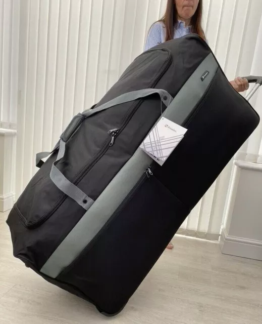 XXXL Extra Large Travel Luggage Wheeled Trolley Holdall Suitcase Duffel Bag Fold