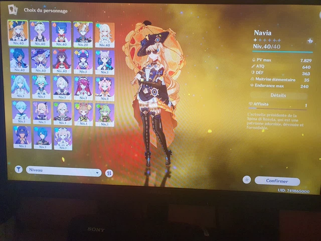 COMPTE GENSHIN IMPACT Serveur EU /klee / venti/kequing etc Ar 33 EUR 40,00 - FR