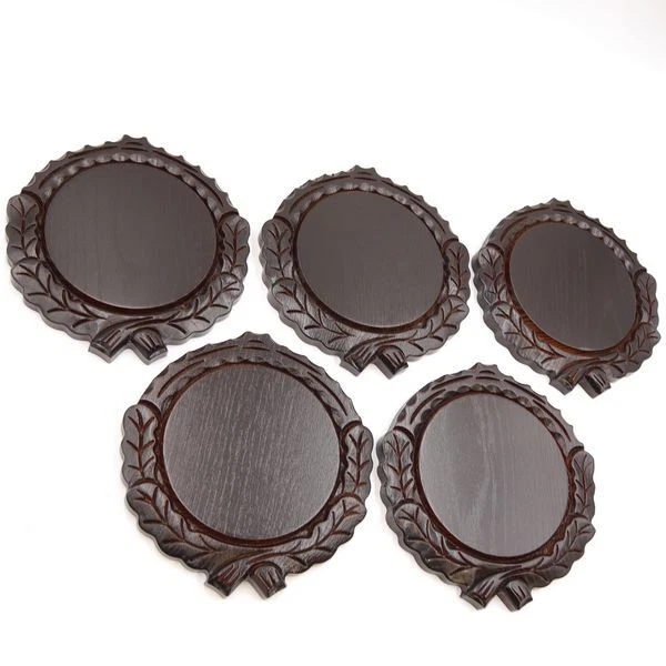 5 Pieza Keilerschilder Tallado Oscuro Af 14 CM Keilerbretter Escudo de Trofeo 3