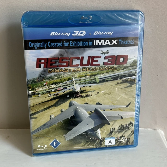 RESCUE: DISASTER RESPONSE - Real 3D & 2D Blu-ray IMAX Region B New ...