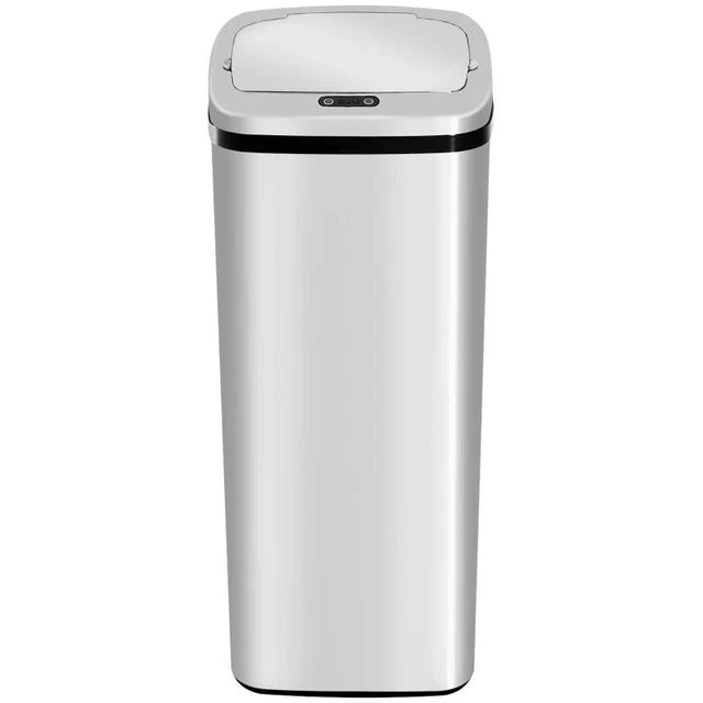 HOMCOM Automatic Sensor Dustbin, Stainless Steel, Battery Powered HOMCOM Automatic Sensor Dustbin, Stainless Steel, Battery Powered