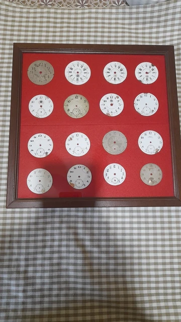 Quadro Con Antichi Quadrati  Orologi Da Tasca