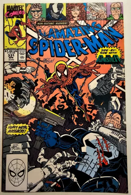 Marvel Comic Amazing Spiderman 331 Bronze Age Key Issue Higher Grade VG/FN