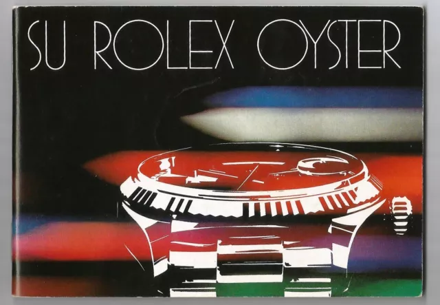 Su ROLEX Oyster Booklet Libretto Broschüre SPANISH 579.24 SUBMARINER DAYTONA